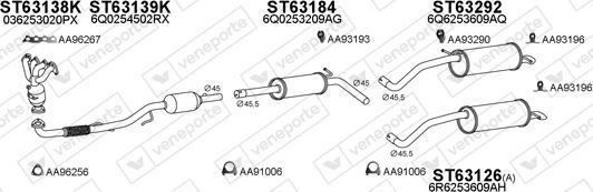 Veneporte 800888 - Exhaust System car-mod.net