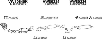 Veneporte 800361 - Exhaust System car-mod.net