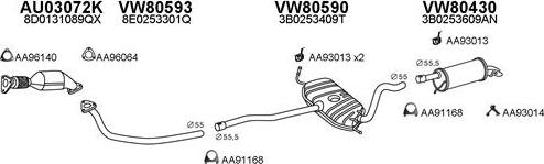 Veneporte 800319 - Exhaust System car-mod.net