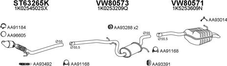 Veneporte 800296 - Exhaust System car-mod.net