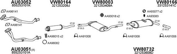 Veneporte 800276 - Exhaust System car-mod.net
