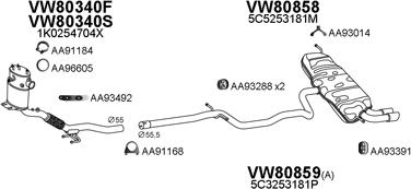 Veneporte 800793 - Exhaust System car-mod.net