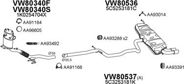 Veneporte 800792 - Exhaust System car-mod.net