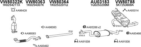 Veneporte 800740 - Exhaust System car-mod.net