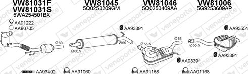 Veneporte 801014 - Exhaust System car-mod.net