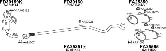Veneporte 250587 - Exhaust System car-mod.net