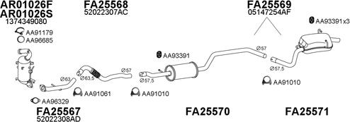 Veneporte 250577 - Exhaust System car-mod.net