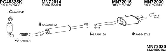 Veneporte 720026 - Exhaust System car-mod.net