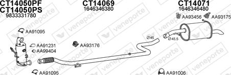 Veneporte 770474 - Exhaust System car-mod.net