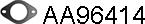 Veneporte AA96414 - Gasket, exhaust pipe car-mod.net