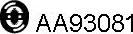 Veneporte AA93081 - Holding Bracket, silencer car-mod.net