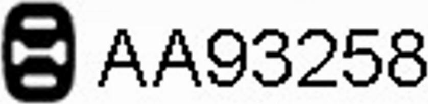 Veneporte AA93258 - Holding Bracket, silencer car-mod.net