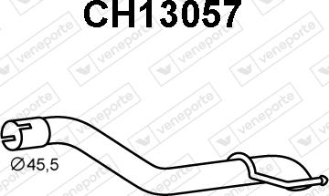 Veneporte CH13057 - Exhaust Pipe car-mod.net