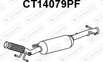 Veneporte CT14079PF - SCR Catalytic Converter car-mod.net