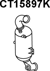 Veneporte CT15897K - Catalytic Converter car-mod.net