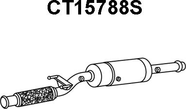 Veneporte CT15788S - Soot / Particulate Filter, exhaust system car-mod.net