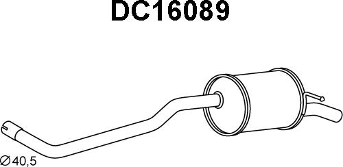 Veneporte DC16089 - End Silencer car-mod.net