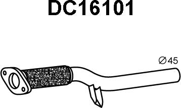 Veneporte DC16101 - Exhaust Pipe car-mod.net