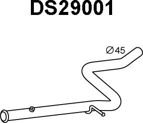 Veneporte DS29001 - Exhaust Pipe car-mod.net
