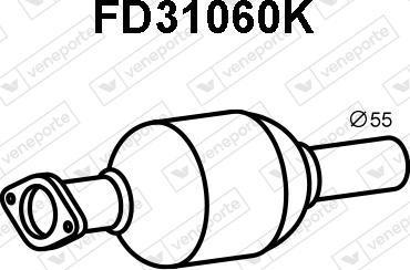 Veneporte FD31060K - Catalytic Converter car-mod.net