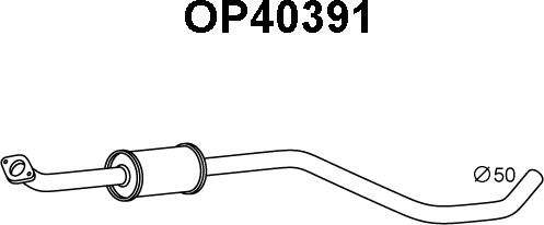 Veneporte OP40391 - Front Silencer car-mod.net