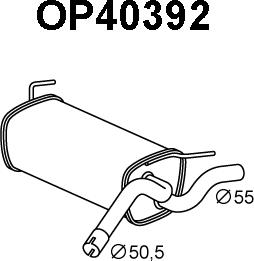 Veneporte OP40392 - End Silencer car-mod.net