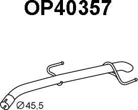 Veneporte OP40357 - Exhaust Pipe car-mod.net