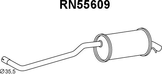 Veneporte RN55609 - End Silencer car-mod.net