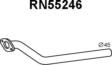 Veneporte RN55246 - Exhaust Pipe car-mod.net