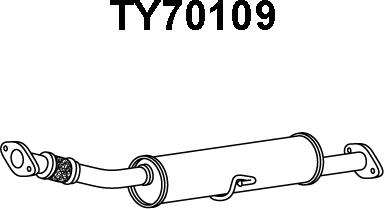 Veneporte TY70109 - Front Silencer car-mod.net