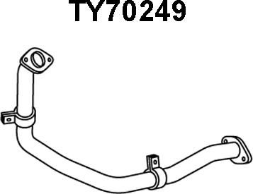 Veneporte TY70249 - Exhaust Pipe car-mod.net