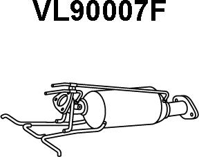 Veneporte VL90007F - Soot / Particulate Filter, exhaust system car-mod.net