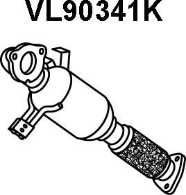 Veneporte VL90341K - Catalytic Converter car-mod.net