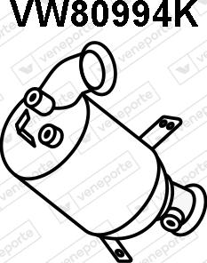 Veneporte VW80994K - Catalytic Converter car-mod.net