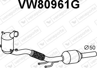 Veneporte VW80961G - Soot / Particulate Filter, exhaust system car-mod.net