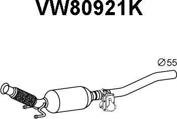 Veneporte VW80921K - Catalytic Converter car-mod.net