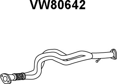 Veneporte VW80642 - Exhaust Pipe car-mod.net