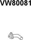 Veneporte VW80081 - Exhaust Pipe car-mod.net