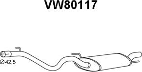 Veneporte VW80117 - End Silencer car-mod.net