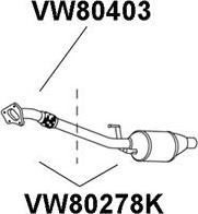 Veneporte VW80278K - Catalytic Converter car-mod.net