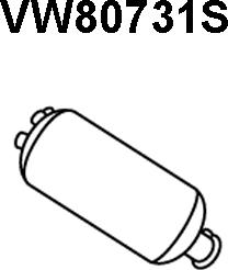 Veneporte VW80731S - Soot / Particulate Filter, exhaust system car-mod.net