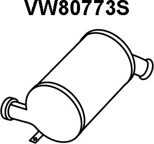 Veneporte VW80773S - Soot / Particulate Filter, exhaust system car-mod.net