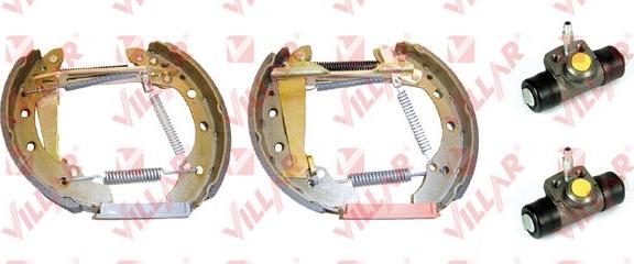 Villar 608.9004 - Drum Brake Shoe Set car-mod.net