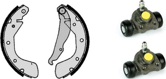 Villar 608.8041 - Drum Brake Shoe Set car-mod.net