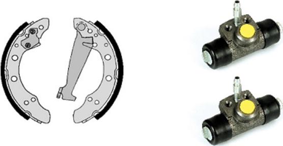 Villar 608.8004 - Drum Brake Shoe Set car-mod.net