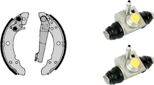 Villar 608.8165 - Drum Brake Shoe Set car-mod.net