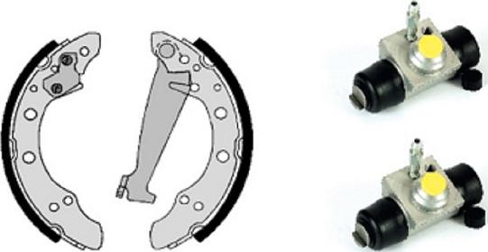 Villar 608.8166 - Drum Brake Shoe Set car-mod.net