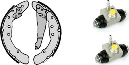 Villar 608.8167 - Drum Brake Shoe Set car-mod.net