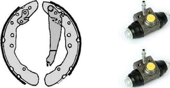 Villar 608.7946 - Drum Brake Shoe Set car-mod.net