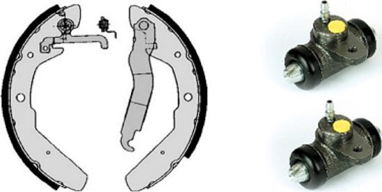 Villar 608.7948 - Drum Brake Shoe Set car-mod.net